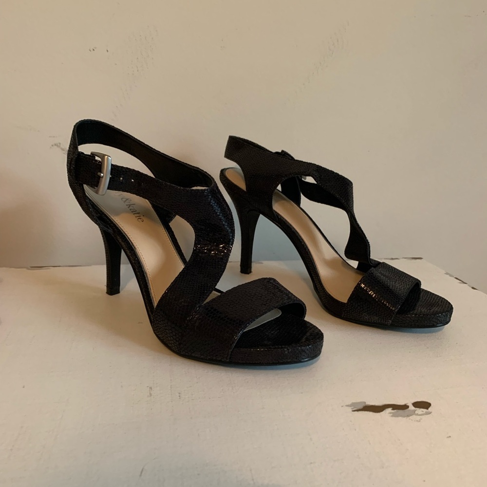 Black Strappy Heels